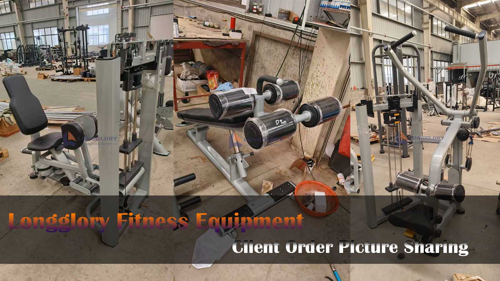 Partajarea comenzilor pentru echipamente de fitness pentru clienți Longglory