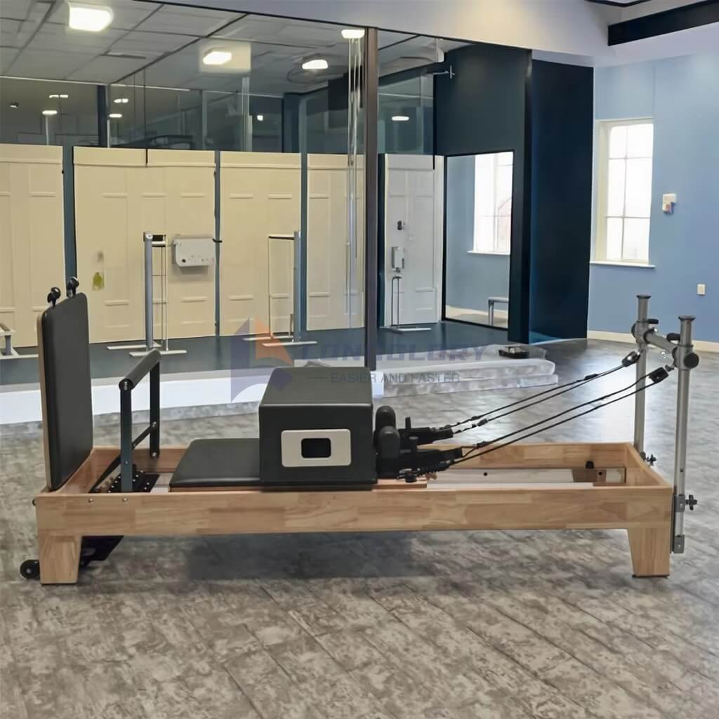 Aluminiu crește Oak Pilates Reformator