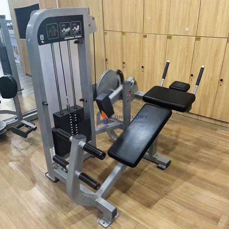 Așezat Crunch Abdominal Machine