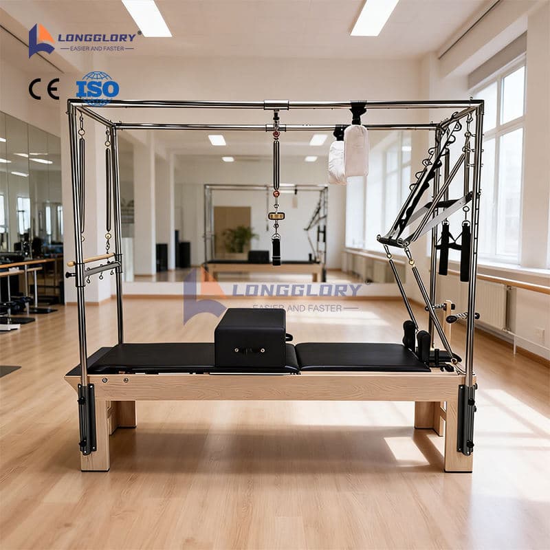Exercițiu de yoga Pilates Cadillac Reformer
